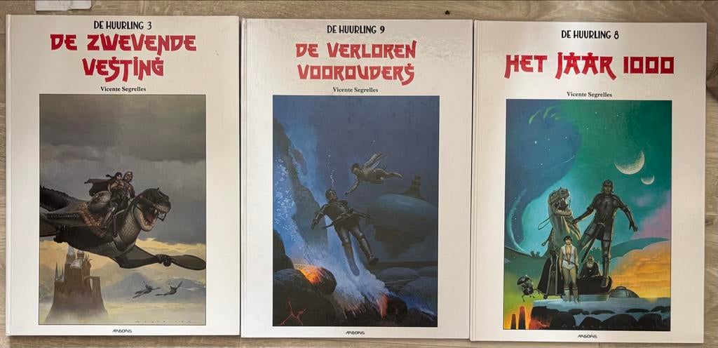 De Huurling 3, 8, 9 - Vicente Segrelles (Arboris), Ophalen of Verzenden, Zo goed als nieuw