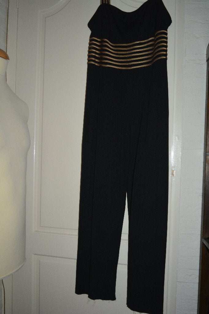 jumpsuit, Airfield, chique mouwloze jumpsuit, maat M, Maat 38/40 (M), Zwart, Ophalen of Verzenden, Zo goed als nieuw
