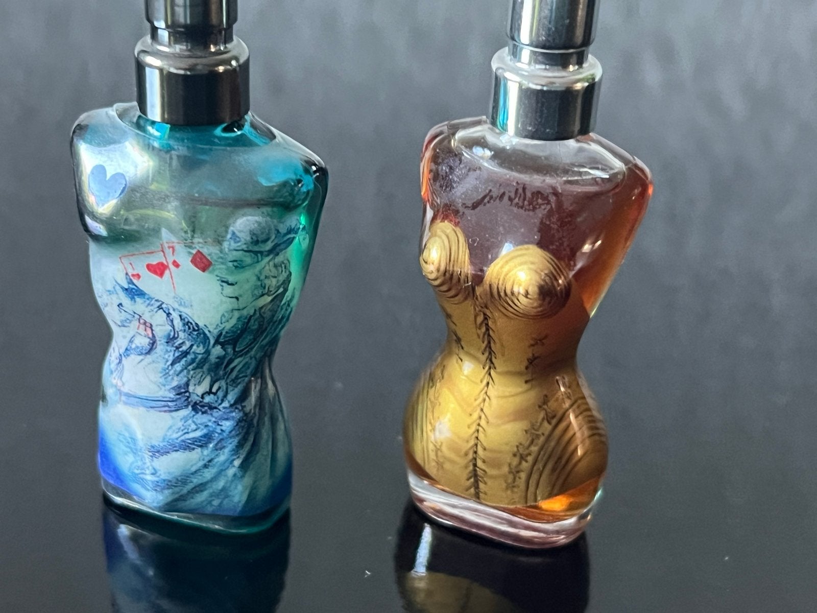 Jean Paul Gaultier miniatuur parfumflesjes Rock Star, Ophalen of Verzenden, Zo goed als nieuw