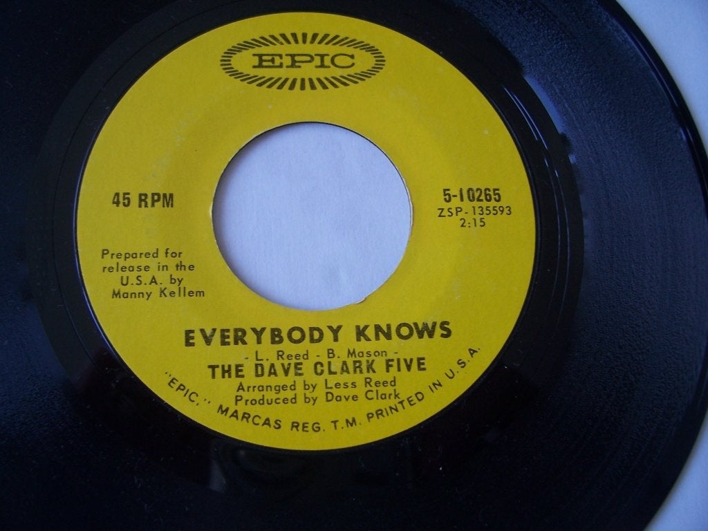 The Dave Clark Five / Epic 10265 / Inside and out, Gebruikt, Verzenden, Overige genres, 7 inch