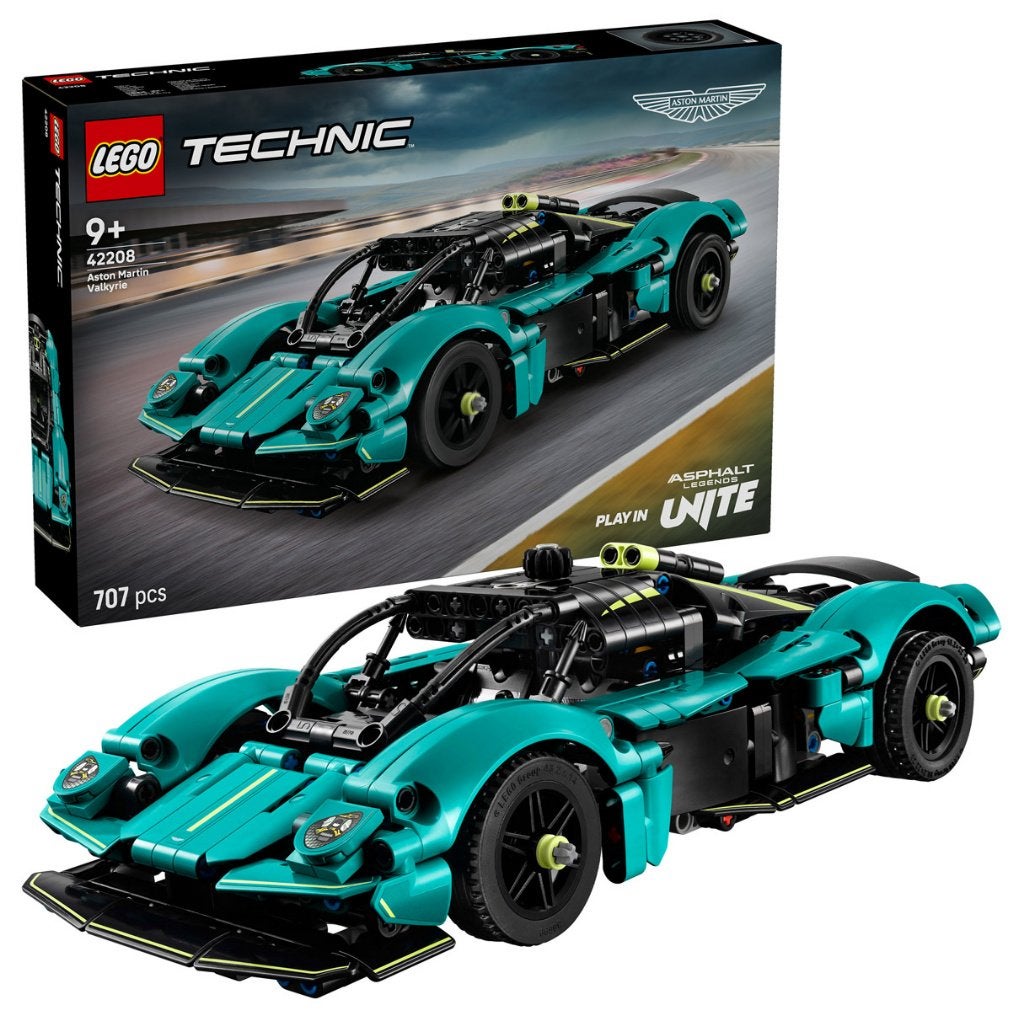 LEGO Technic 42208 Aston Martin Valkyrie 707 delig, Lego, Nieuw, Ophalen of Verzenden, Technic