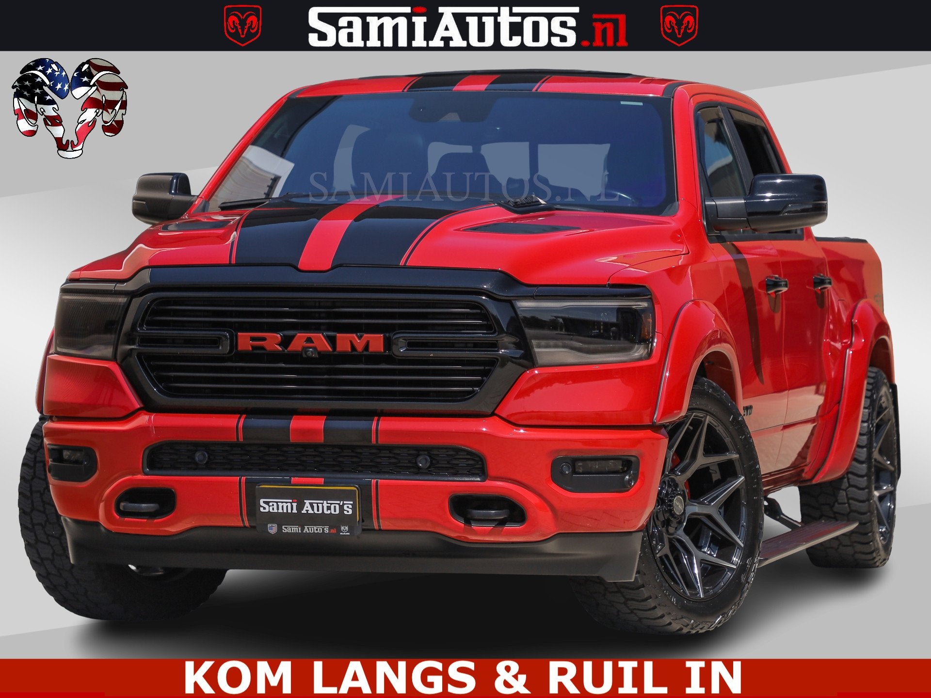 Dodge Ram GT TRX PACK | 5.7 V8 HEMI | FLAME RED | HULK PACK, Auto's, Gebruikt, 5654 cc, Met garantie (alle), 402 pk