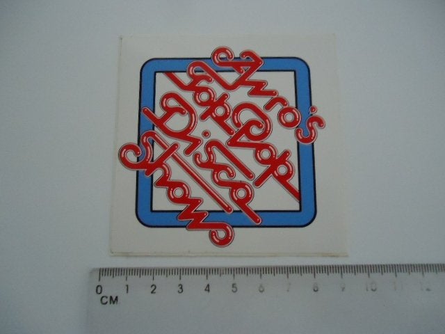 sticker oud Avro TOPPOP disco show pop popmuziek retro, Ophalen of Verzenden, Zo goed als nieuw, Bedrijf of Vereniging