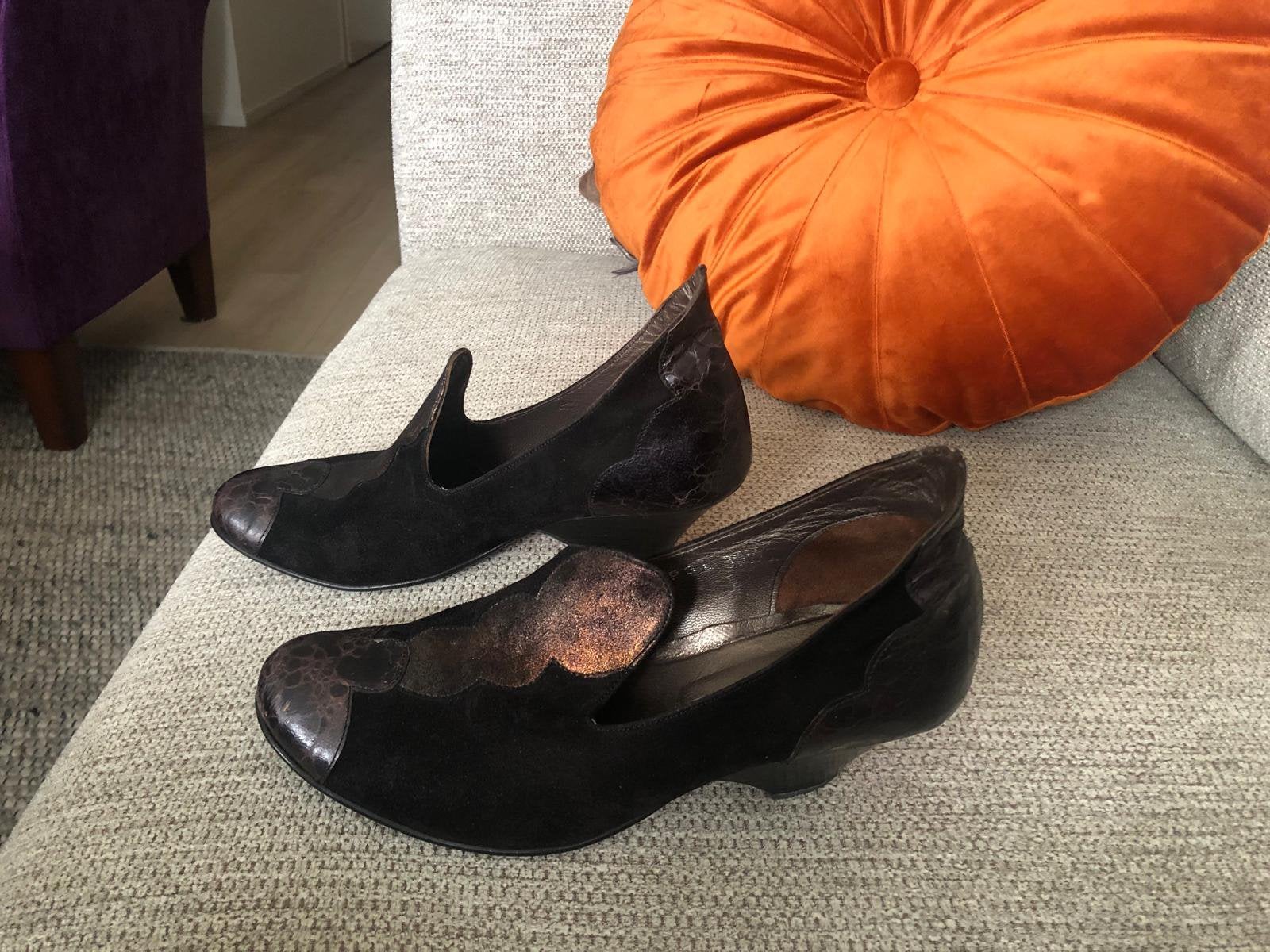 Jan Jansen schoenen, Schoenen met lage hakken, Zwart, Ophalen of Verzenden, Gedragen