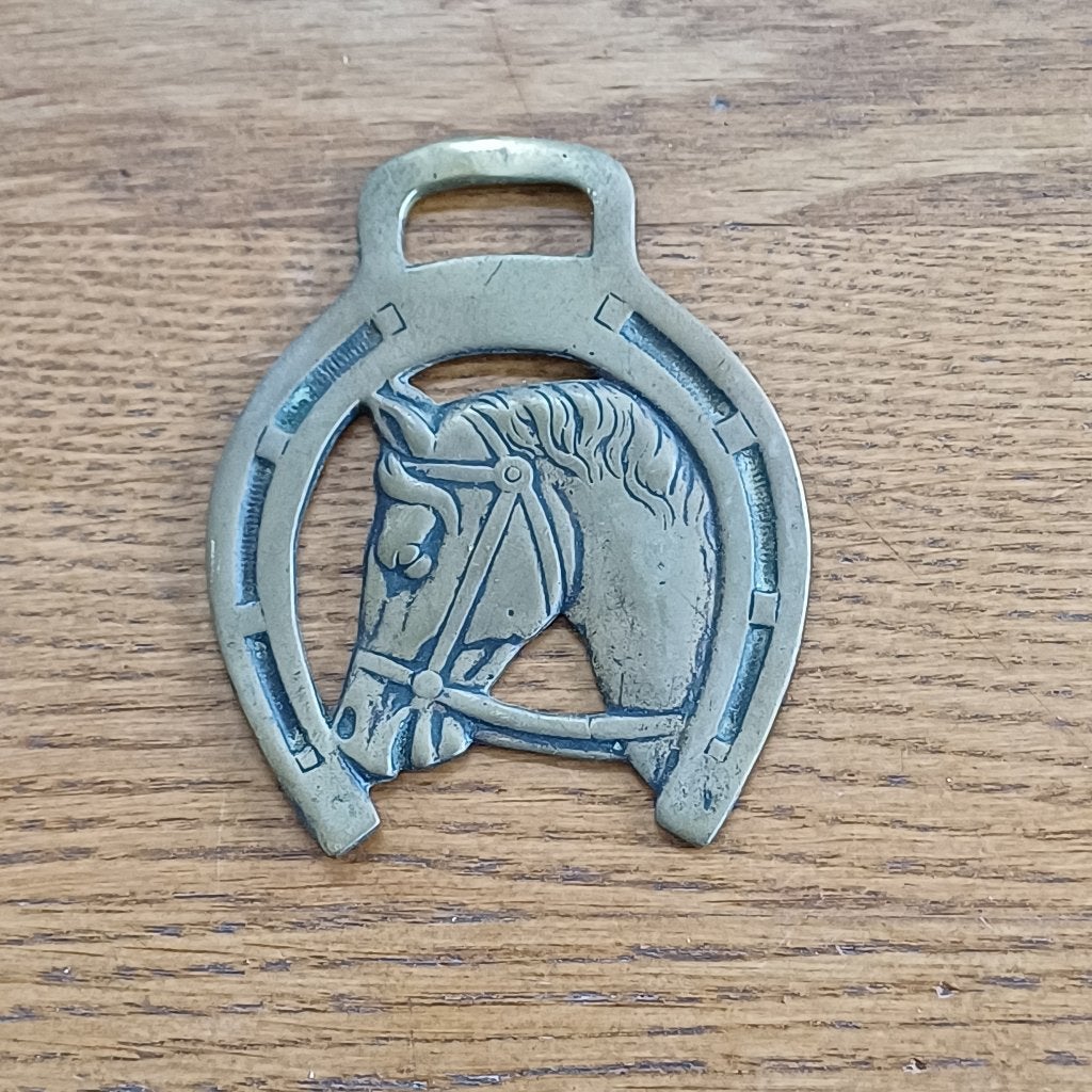 Messing flesopener paard, Ophalen of Verzenden, Koper