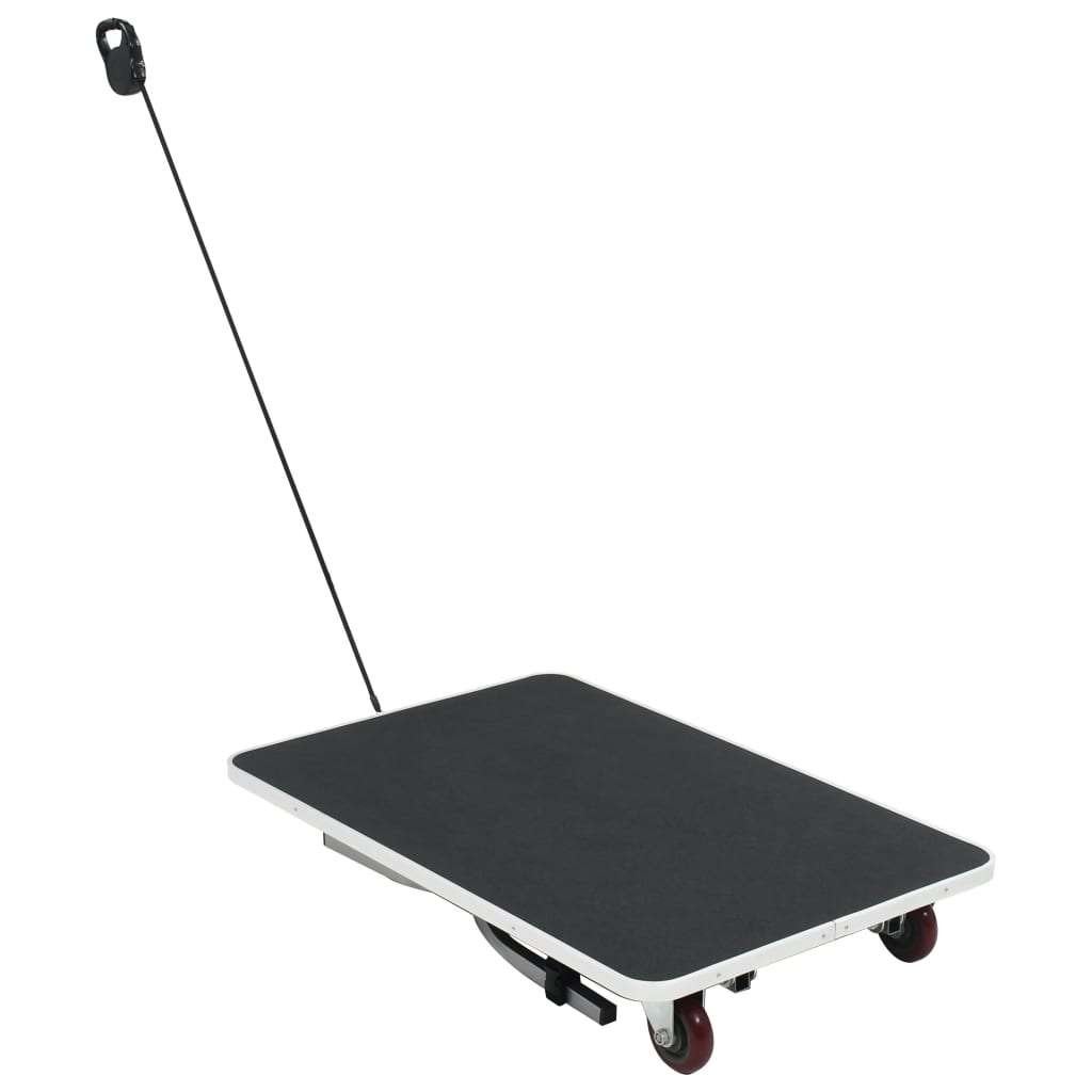 Inkapbare transportable honden trimtafel met wielen, Ophalen, Nieuw