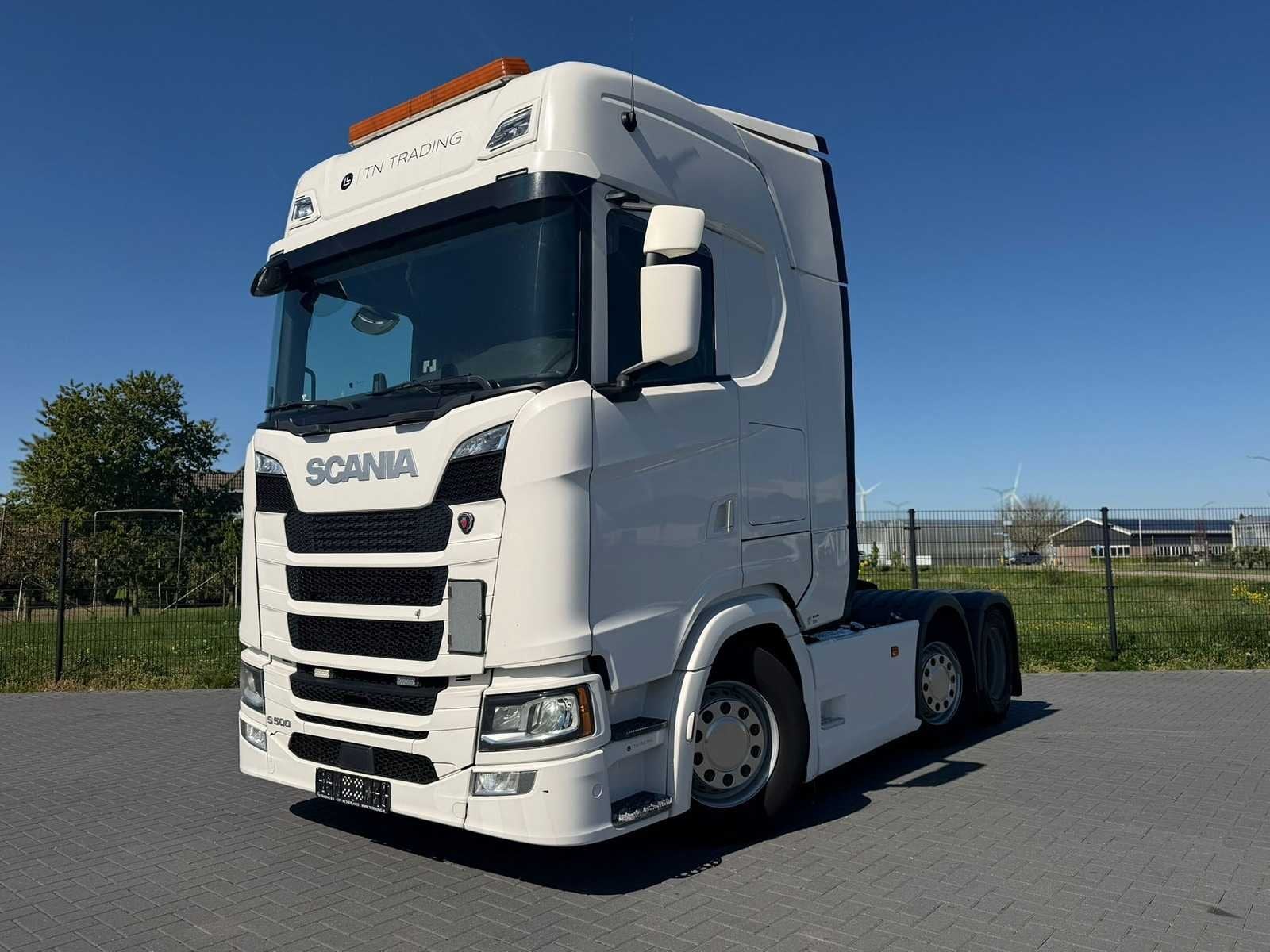 Scania - S500 - 6X2/4 - Vollucht - Retarder - 2018 - Vrachtw, Auto's, Scania, Overige brandstoffen, Bedrijf, Te koop