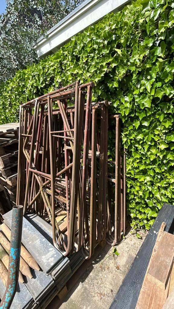 Schragen 11 stuks, Ophalen, Gebruikt, Overige typen, Minder dan 2 meter