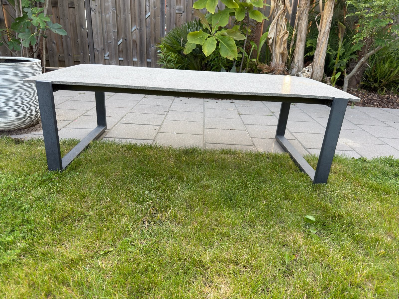 Jysk Vonge Tuin Salontafel - 130x64x40cm, Ophalen, Gebruikt, Rechthoekig, Overige materialen