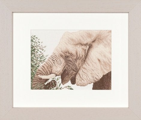 Borduurpakket Eating elephant 35141, ., Nieuw, Ophalen of Verzenden, .