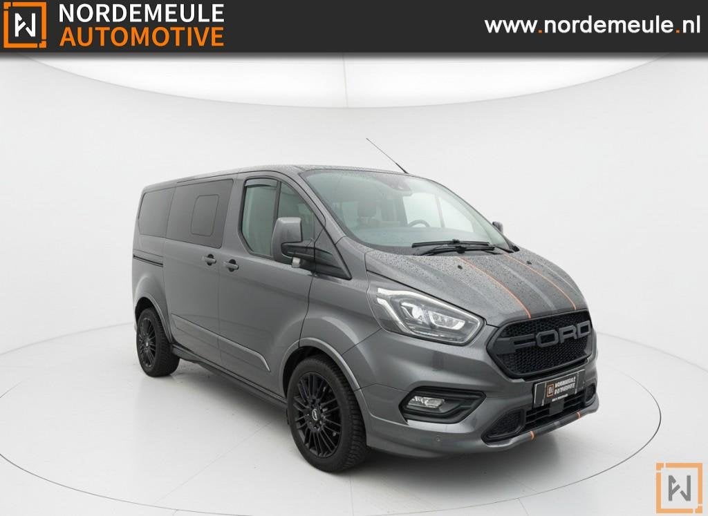 Ford TRANSIT CUSTOM 320 2.0 TDCI L1H1 Sport DC, Navi, Camera, Auto's, 15 km/l, 4 cilinders, Zwart, Diesel