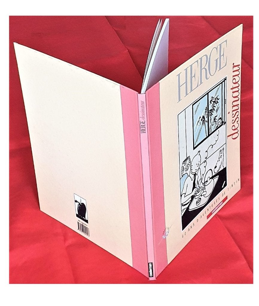 Hergé ⭐ dessinateur, 60 ans d'aventures de Tintin ~ eo 1988, Ophalen of Verzenden, Kuifje, Nieuw, Boek of Spel
