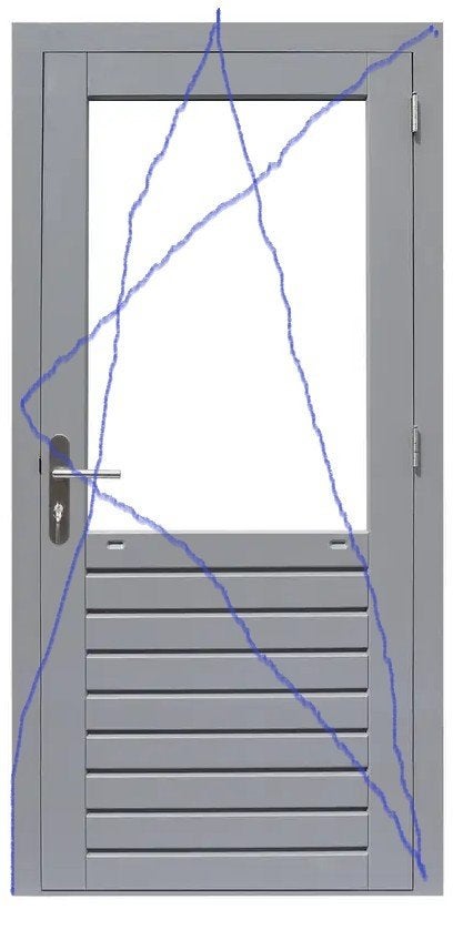 Gezocht: gratis tuindeur 190x93 met kozijn tbv schoolproject, Ophalen, Gebruikt, 80 tot 100 cm, Minder dan 200 cm
