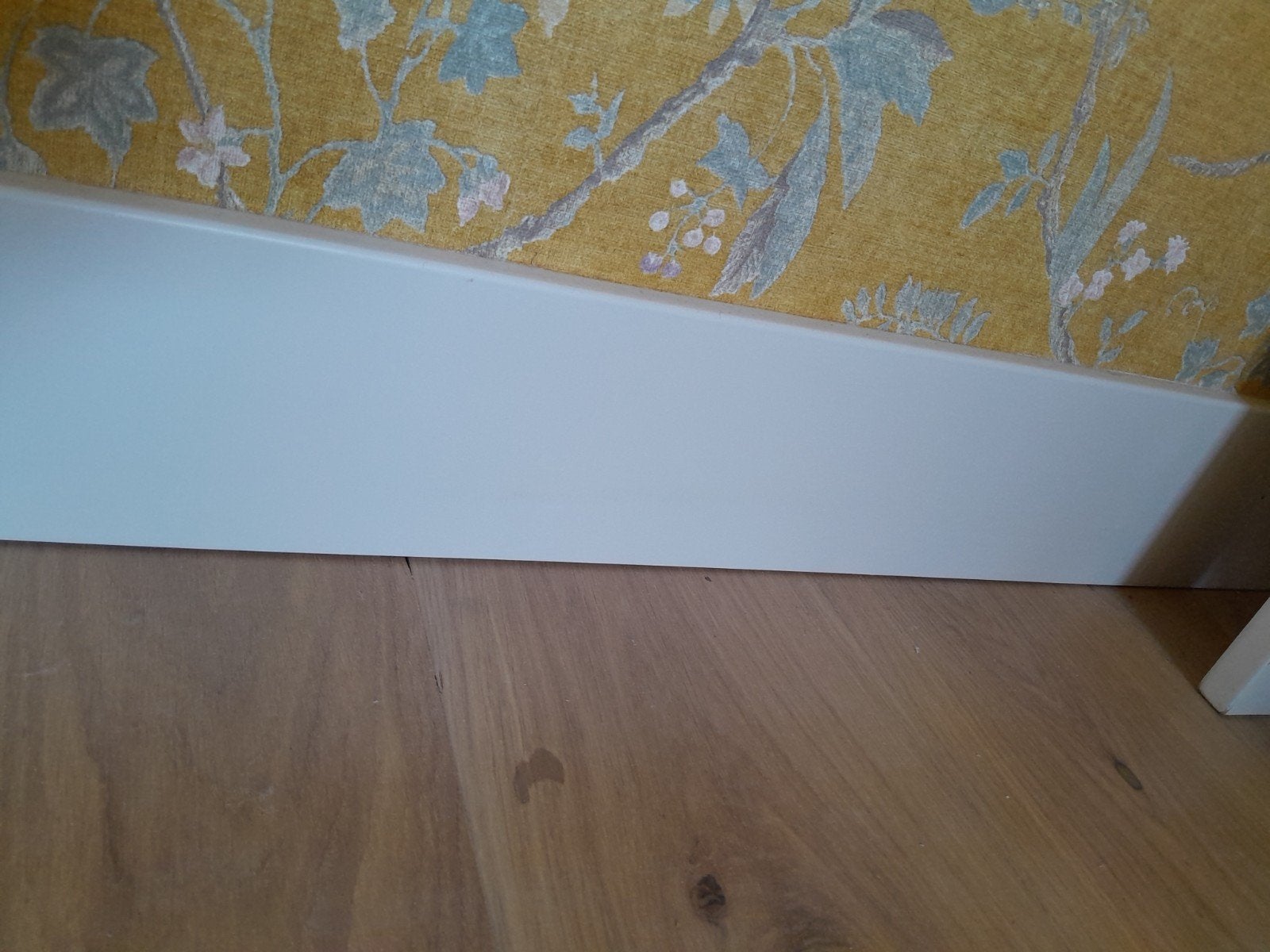 1x Strakke Meranti Plint - 12x120x4900mm - Crèmewit/9001, Ophalen, Overige materialen, Nieuw, 250 cm of meer