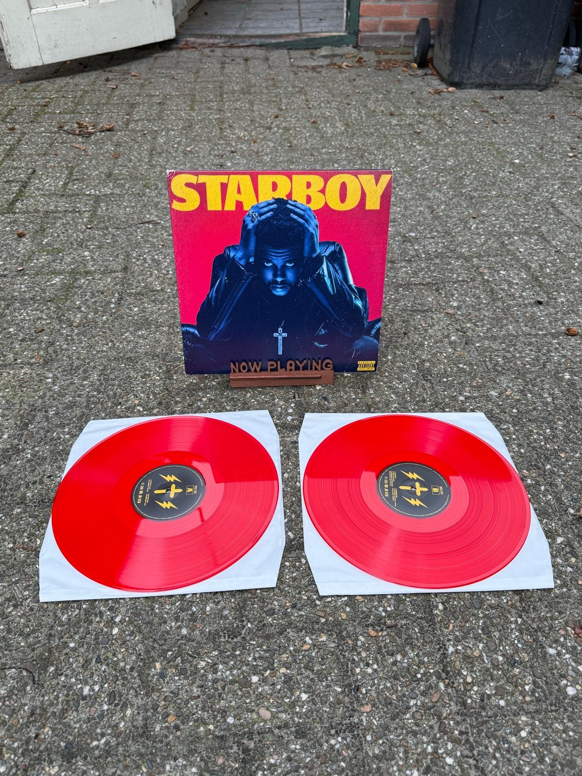 The Weeknd - Starboy (Rode LP,, Pop, Colored vinyl, Ophalen of Verzenden, Zo goed als nieuw