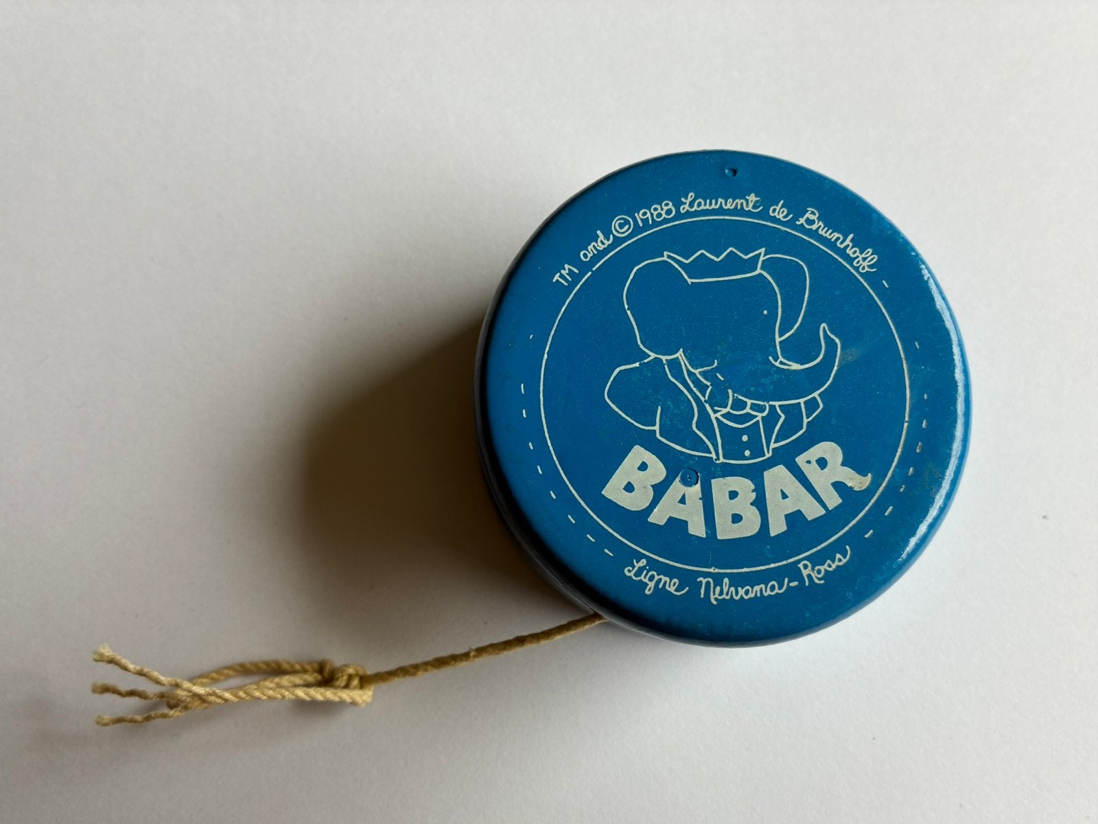 Vintage Babar houten jojo 1988, Verzamelen, Ophalen of Verzenden, Overige typen