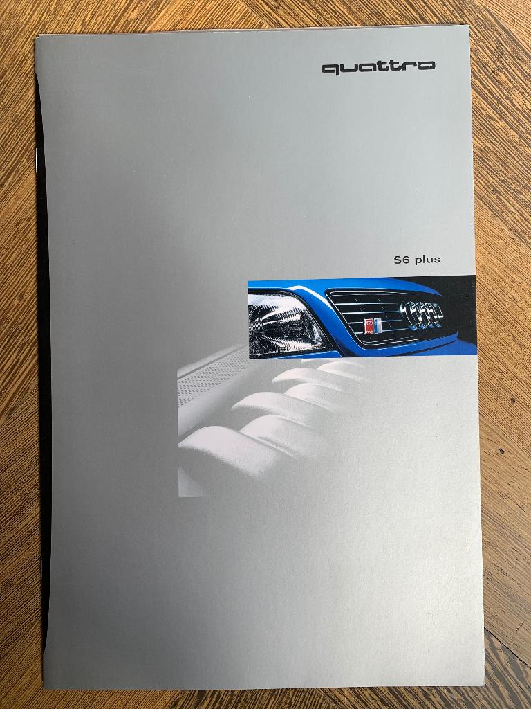 Folder brochure Audi S6 plus C4 1996 nieuw, Nieuw, Ophalen of Verzenden, Audi, Audi