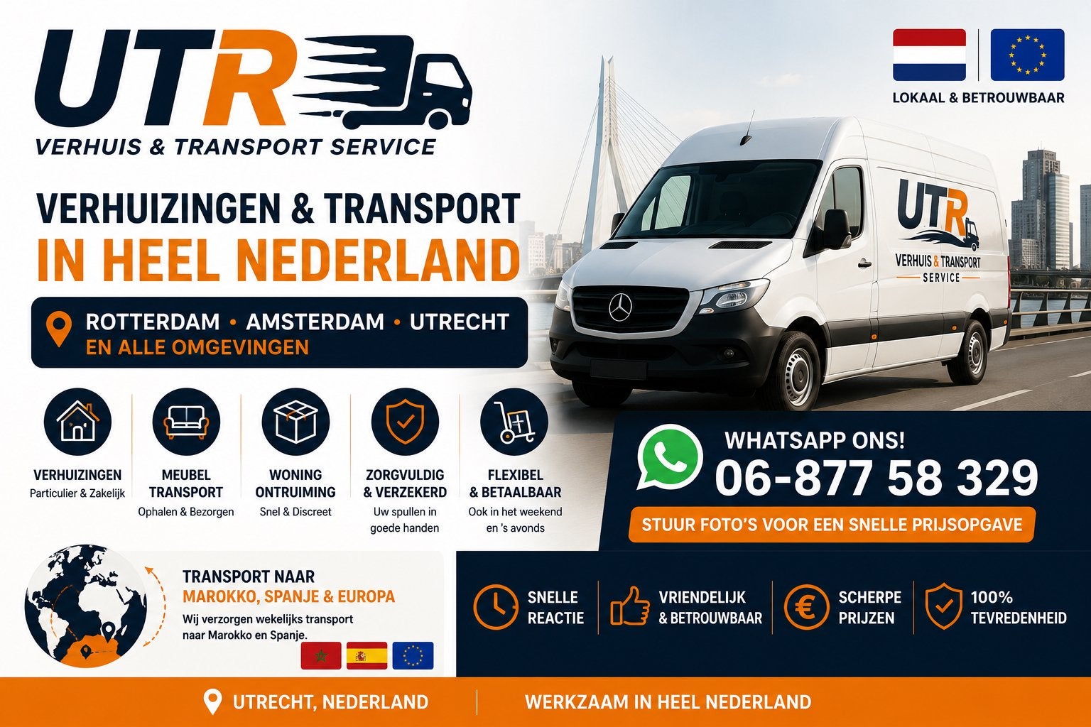 ️ Transport Nederland  Alicante | Costa Blanca, Ophalen of Verzenden