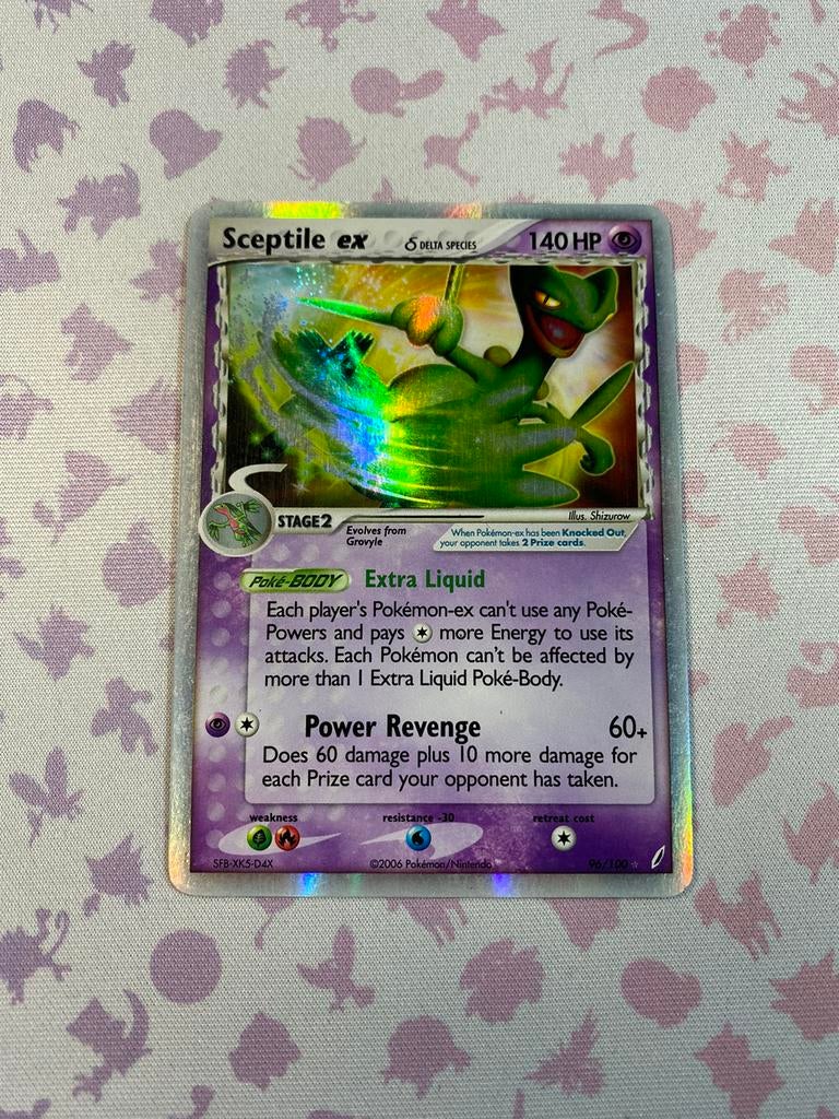 POKEMON SCEPTILE EX DELTA SPECIES CG 96 GD, Ophalen of Verzenden, Zo goed als nieuw