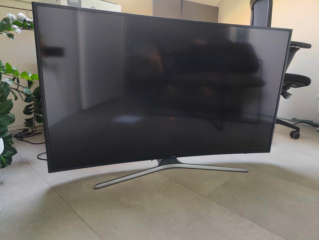 Samsung Curved TV UE55MU6220W - 55 inch 4K Smart TV, Audio, Tv en Foto, Televisies, Ophalen of Verzenden