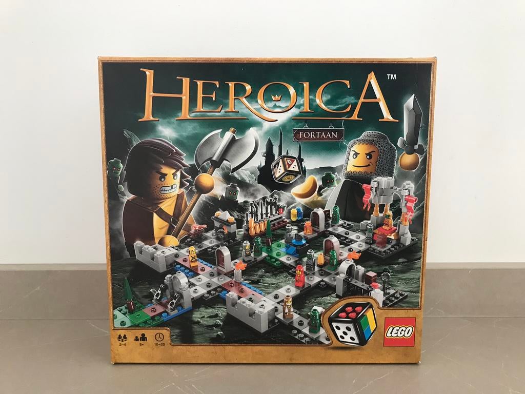 Lego bordspel heroica fortaan set 3860, Lego, Ophalen of Verzenden, Zo goed als nieuw, Compleet