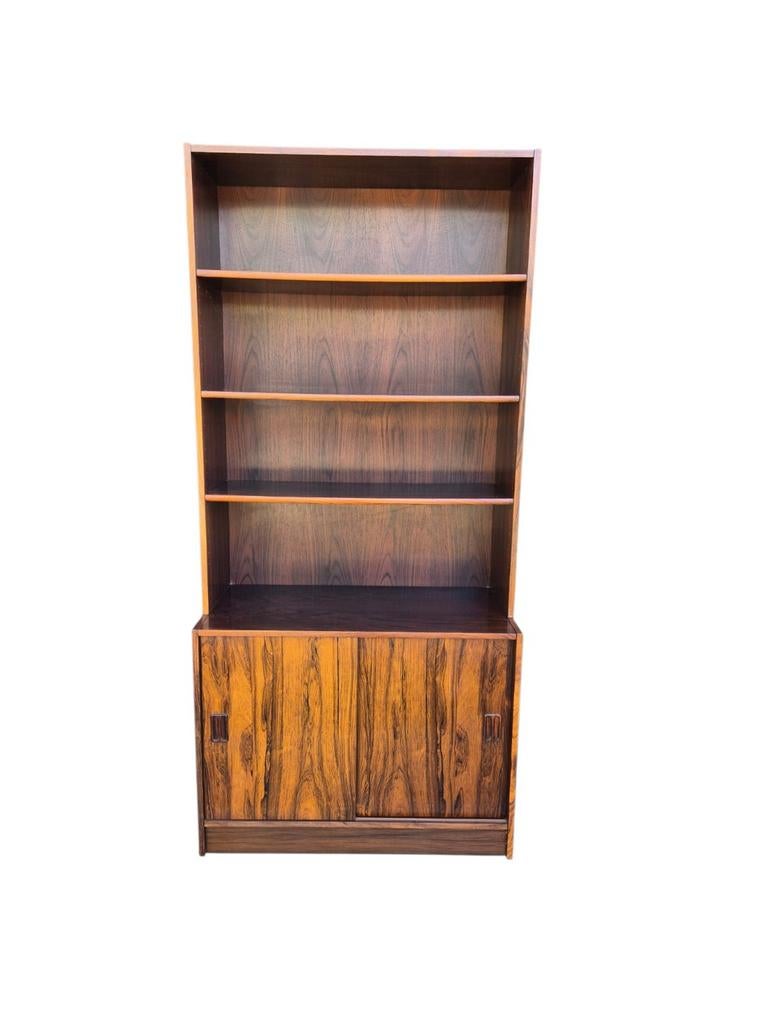 Vintage deense boekenkast, Huis en Inrichting, Kasten | Boekenkasten, Ophalen, 50 tot 100 cm, Onbekend, Onbekend