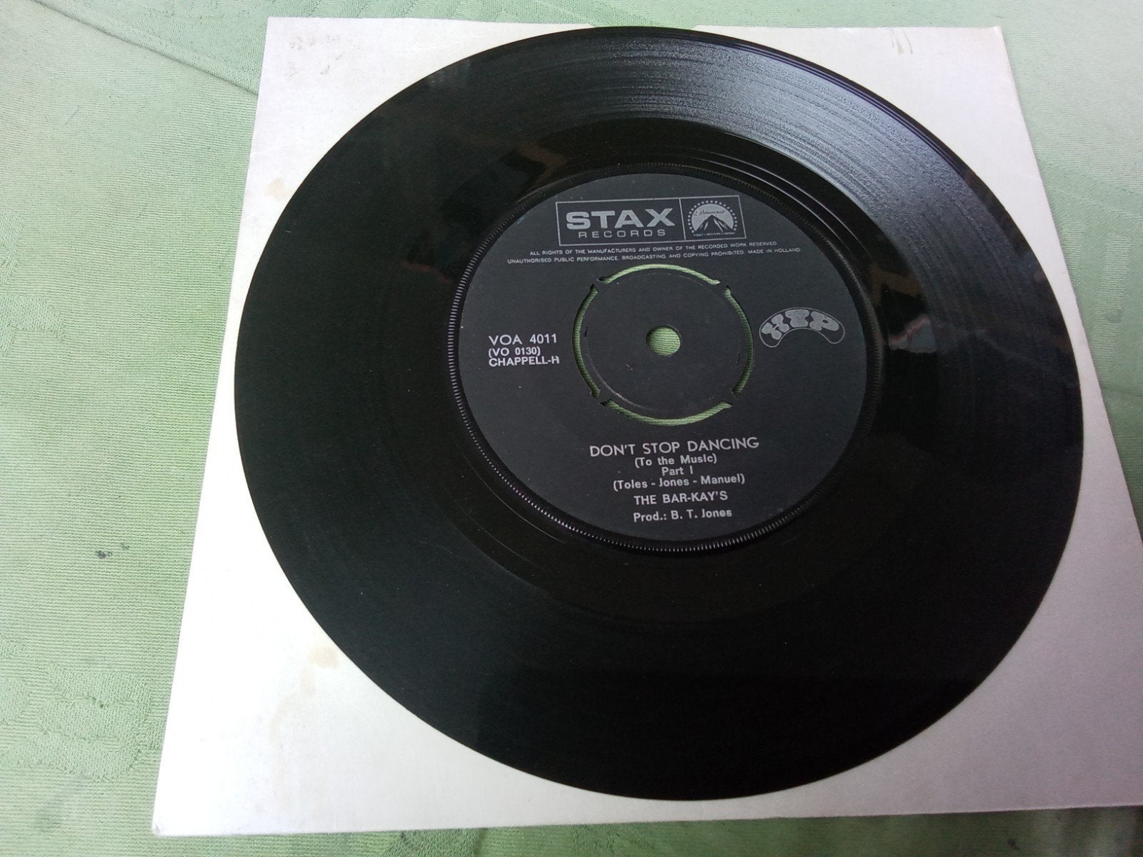 The Bar-Kays.       Don't stop dancing., Verzenden, Gebruikt, 7 inch, Pop