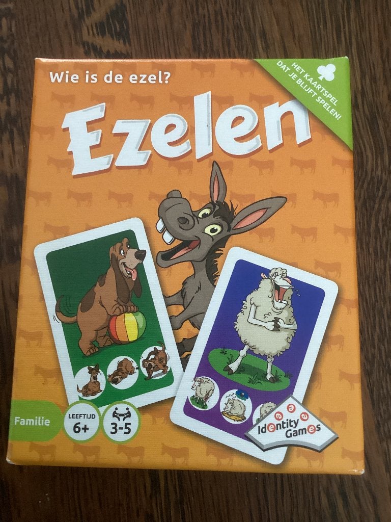 Ezelen, kaartspelletje, Hobby en Vrije tijd, Ophalen of Verzenden, Gebruikt
