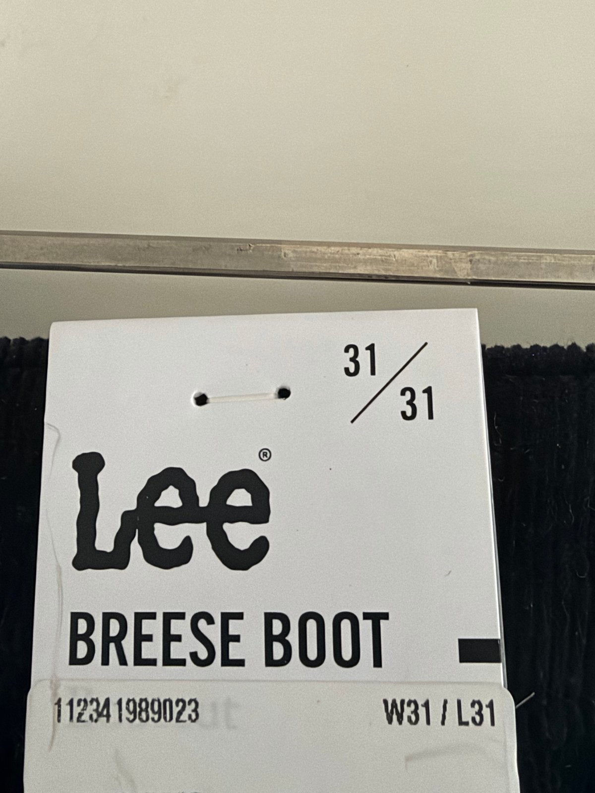 Lee Breese Bootcut Ribbroek Zwart W31/L31, Ophalen of Verzenden, Nieuw, Zwart, Lang