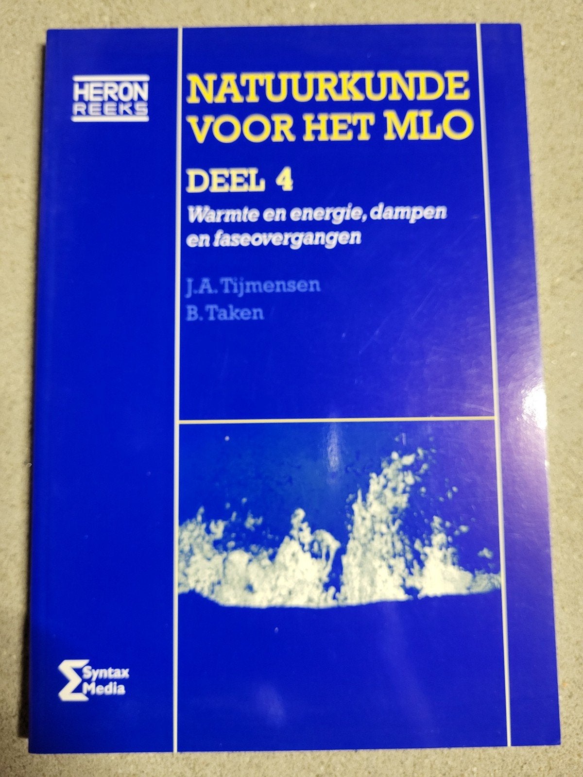 Natuurkunde voor het MLO deel 4, Boeken, J.A. Tijmensen; B. Taken, Ophalen of Verzenden, Zo goed als nieuw, Nederlands