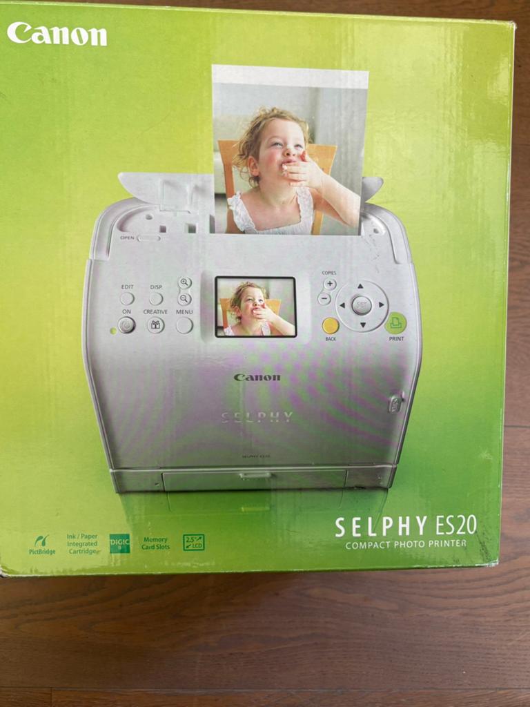 Canon SELPHY ES20 Compacte Fotoprinter, Ophalen, Fotoprinter, PictBridge, Thermo-printer