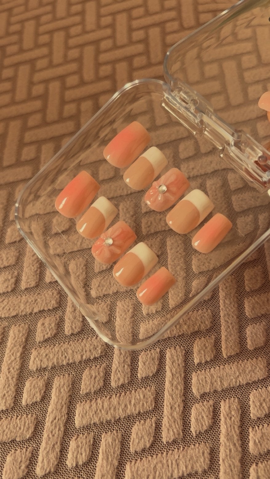 Press on nails - plaknagels, Verzenden, Nieuw, Roze, Handen en Nagels