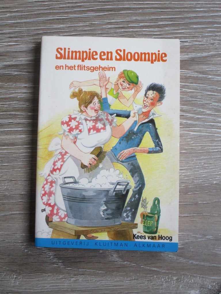 Slimpie en Sloompie en het flitsgeheim - Kees van Hoog, Boeken, Ophalen of Verzenden, Gelezen, Fictie algemeen