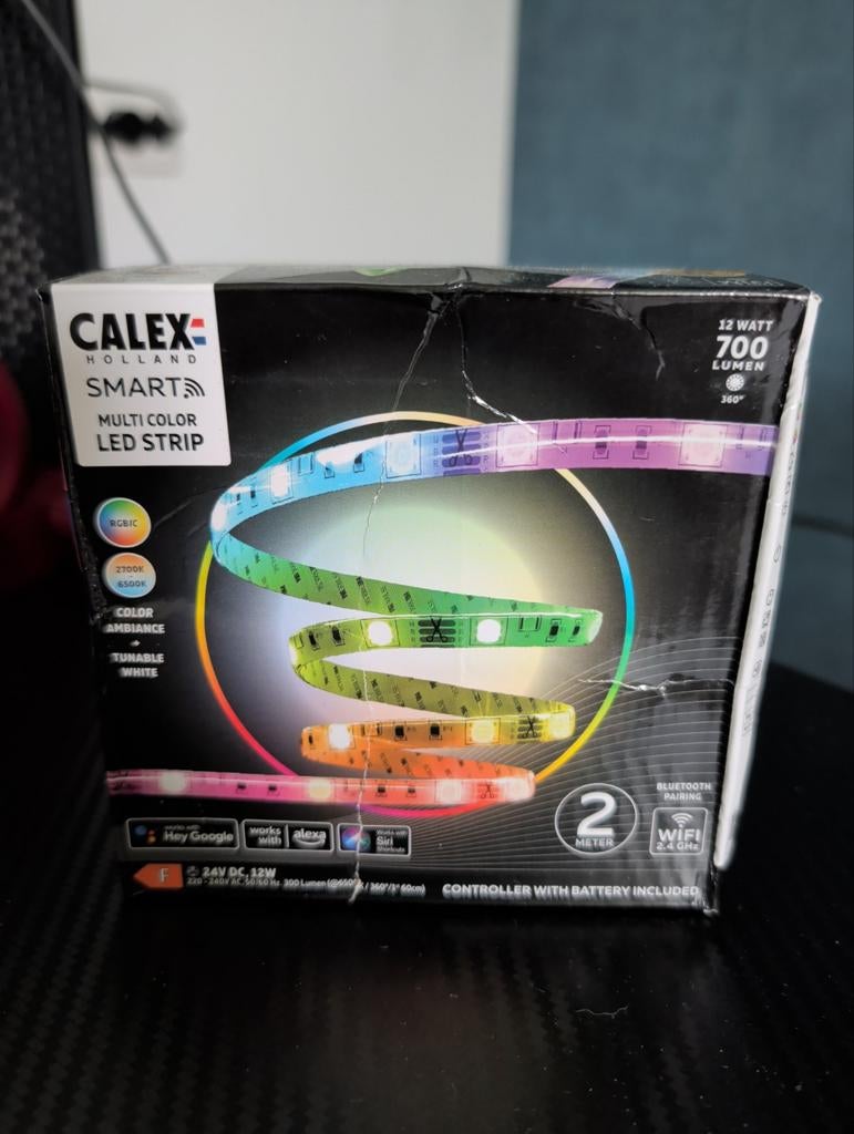 Calex Smart Multi Color LED Strip - 2 meter, Ophalen of Verzenden, Nieuw, Modern, Smart Home, Sfeerverlichting