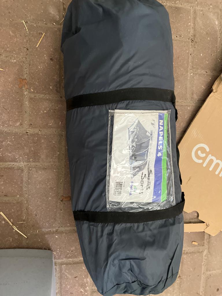 Obelink Napels 4 tent - Zo goed als nieuw, Ophalen of Verzenden, Zo goed als nieuw, Tot en met 4