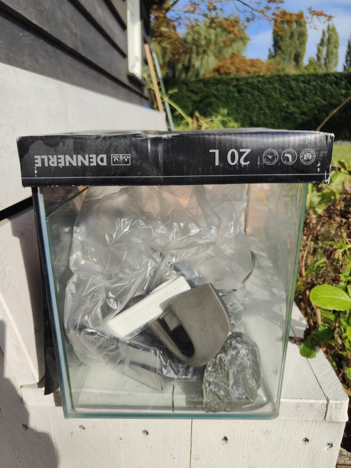 Dennerle Nano cube 20 liter aquarium, Ophalen, Leeg aquarium, Dennerle