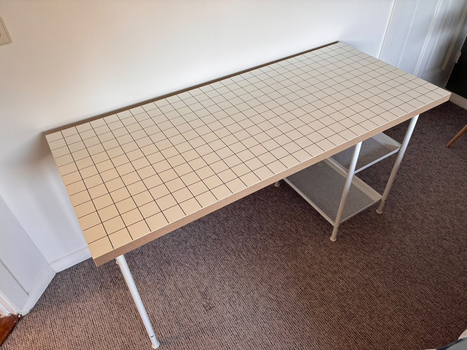 Ikea bureau - model Lagkapten, Ophalen, Zo goed als nieuw, IKEA, Wit