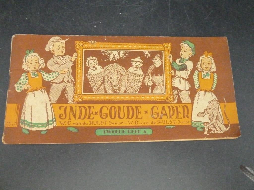 Antiek boekje Inde goude gaper dagblad Trouw 1947, Eén stripboek, Ophalen of Verzenden, Gelezen