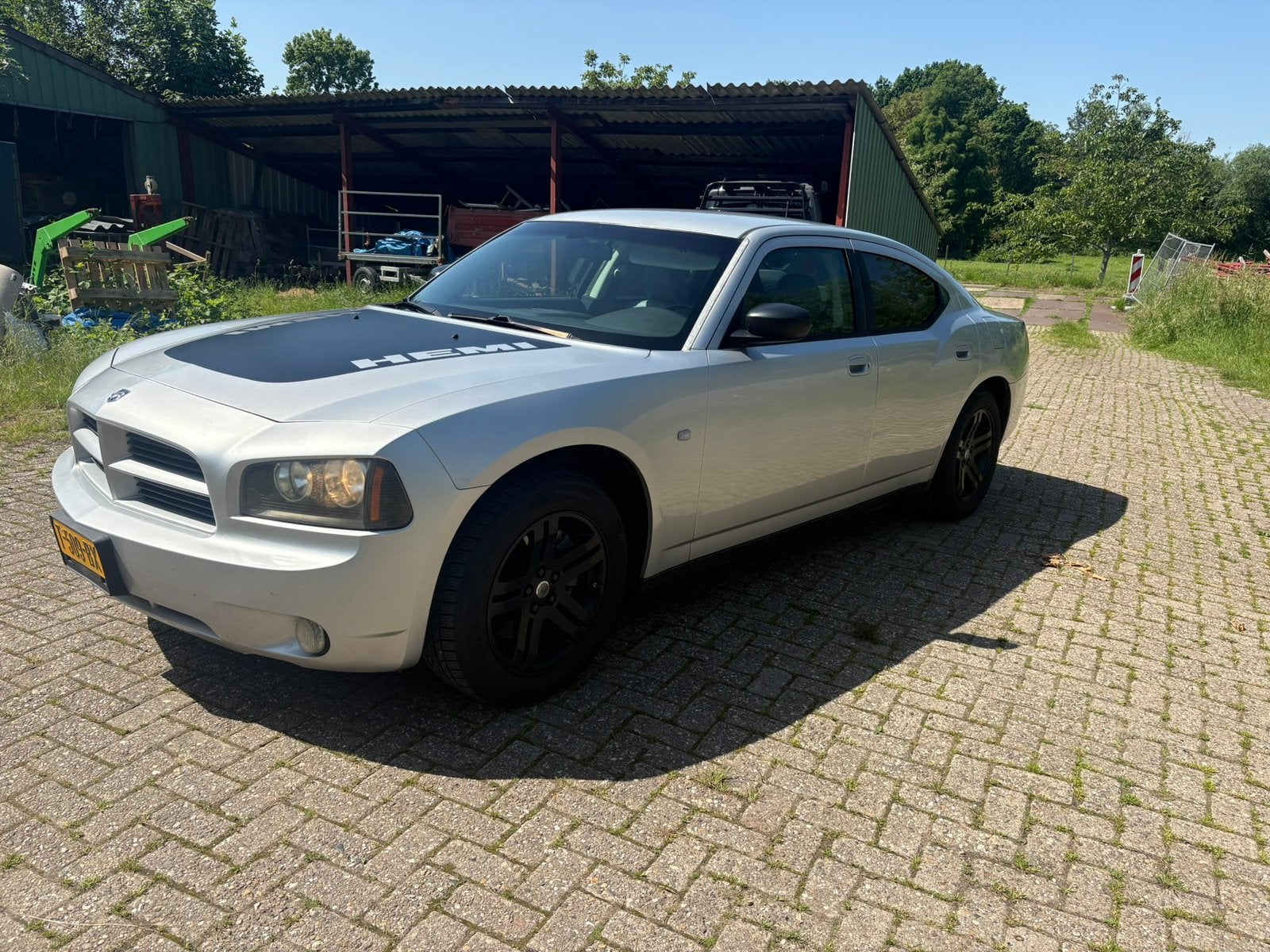 Dodge charger pursuit police interceptor 5.7 hemi inruil m, Auto's, Automaat, Traction-control, 1820 kg, Leder