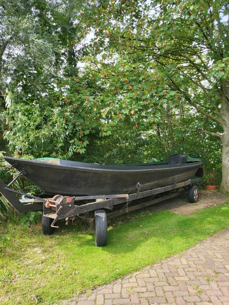 Langedijker opduwer met Lister motor, compleet met trailer, Overige merken, Overige motortypen, Gebruikt, Diesel