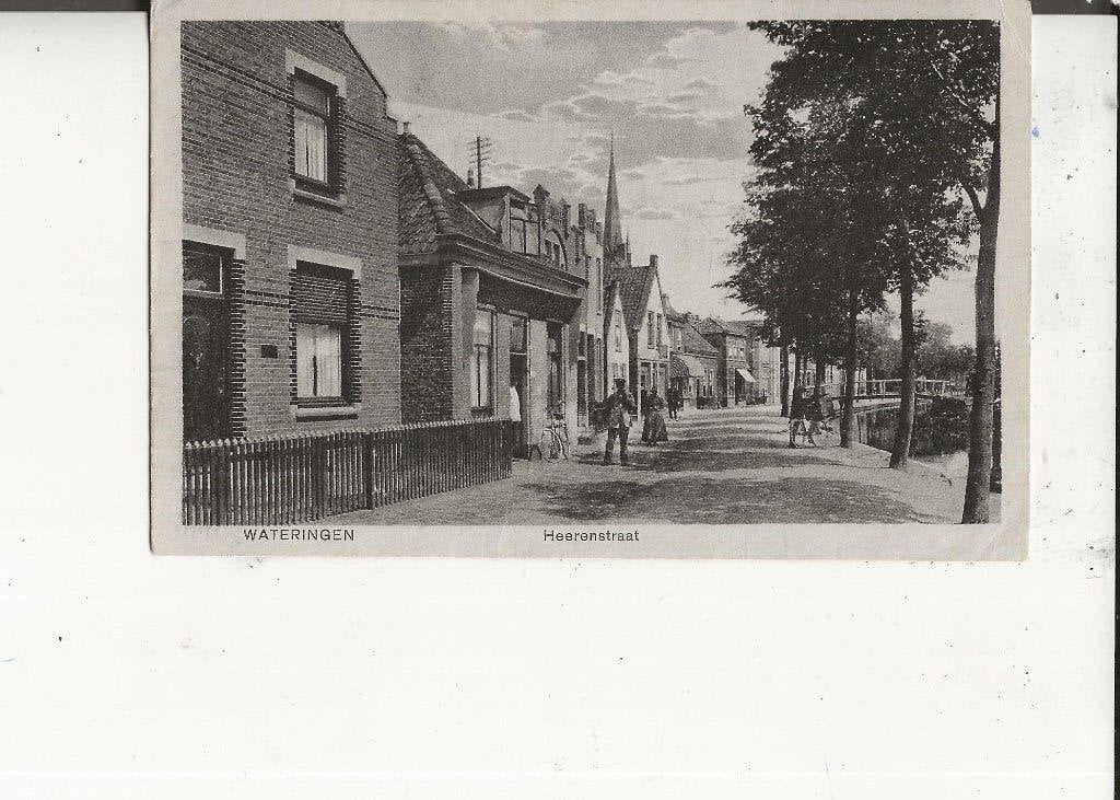 Wateringen Heerenstraat L Lock, Ophalen of Verzenden, 1920 tot 1940, Ongelopen, Zuid-Holland