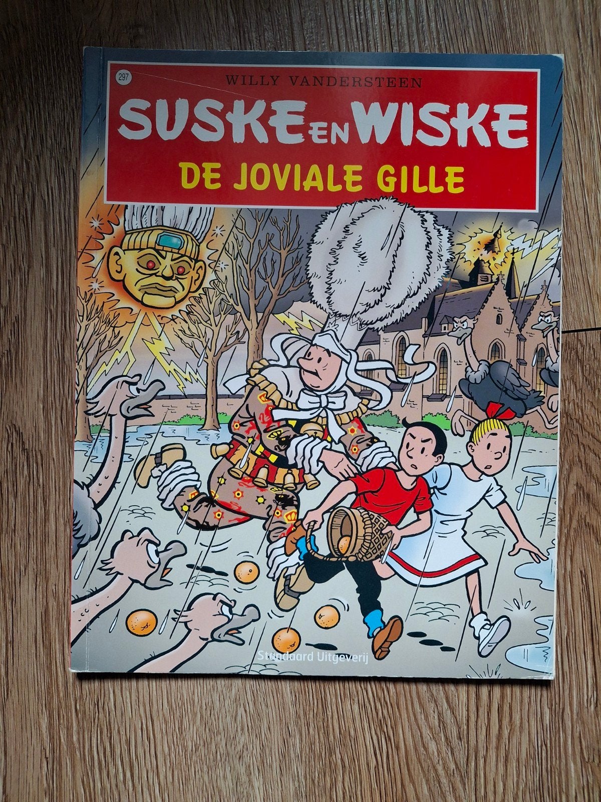 Suske en Wiske - De Joviale Gille (nummer 297), Eén stripboek, Ophalen of Verzenden, Gelezen, Willy Vandersteen