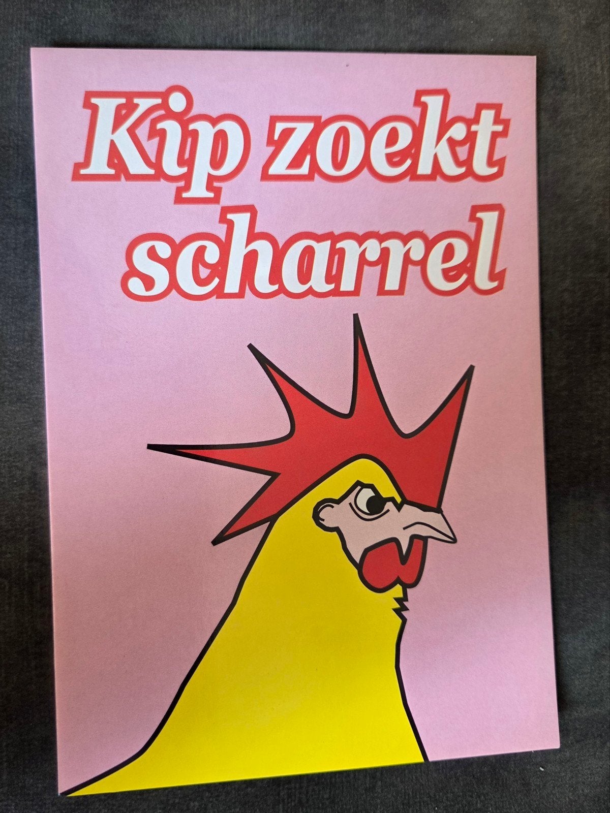 Kip zoekt scharrel (Stichting Wakker Dier), Verzenden, 1980 tot heden, Ongelopen, Overige thema's