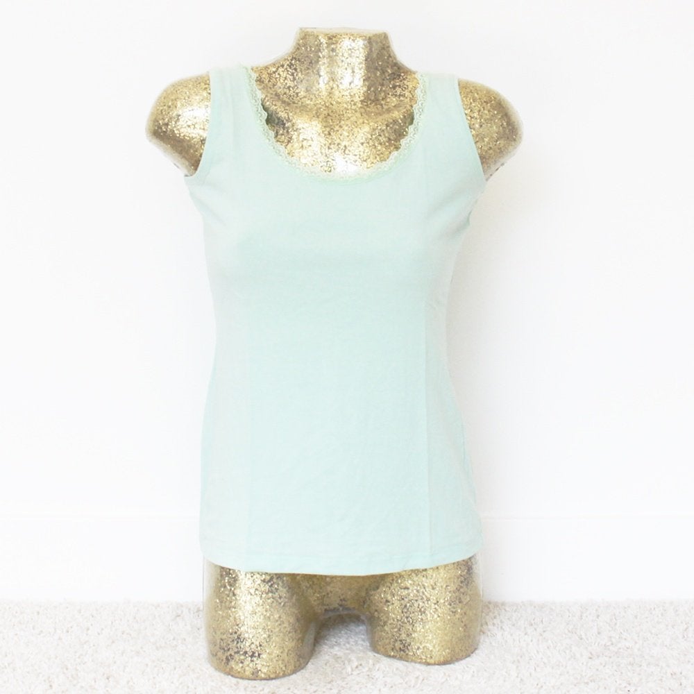 DreamStar Hemdje (M) - 26 € 10,-, Kleding | Dames, Tops, Zo goed als nieuw, Maat 38/40 (M), Blauw, Zonder mouw, Ophalen of Verzenden