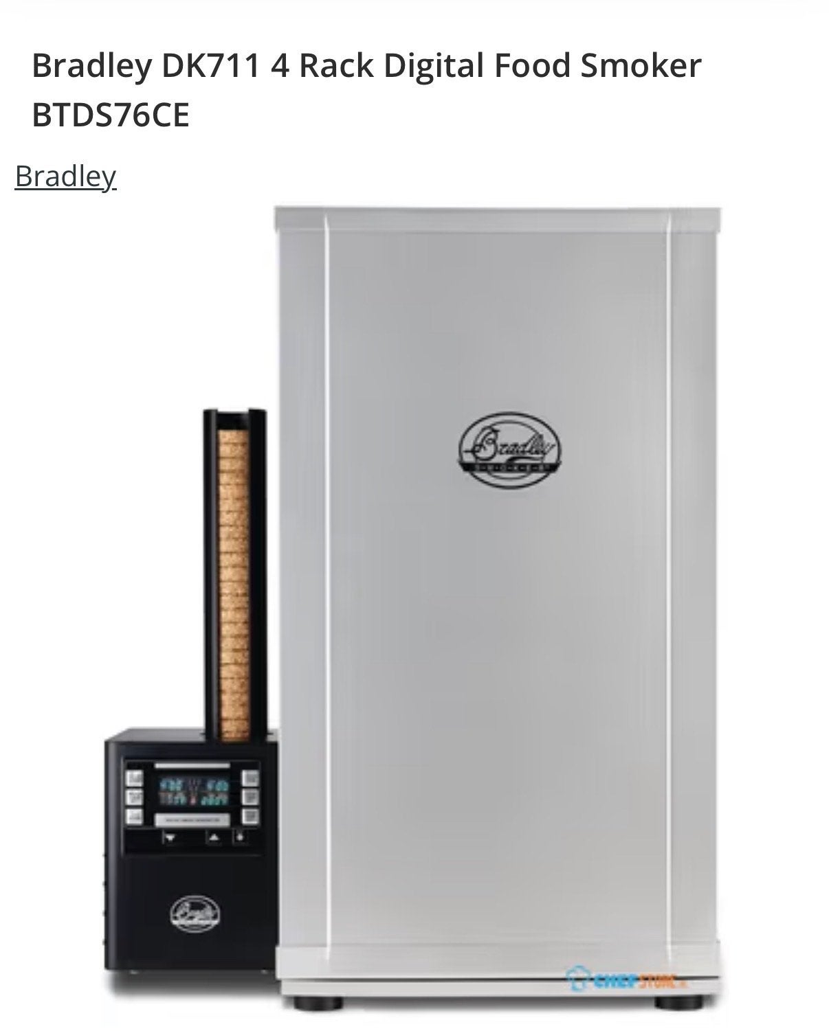 Bradley Smoker BTDS76CE-EU Digitale Rookoven, Ophalen, Zo goed als nieuw