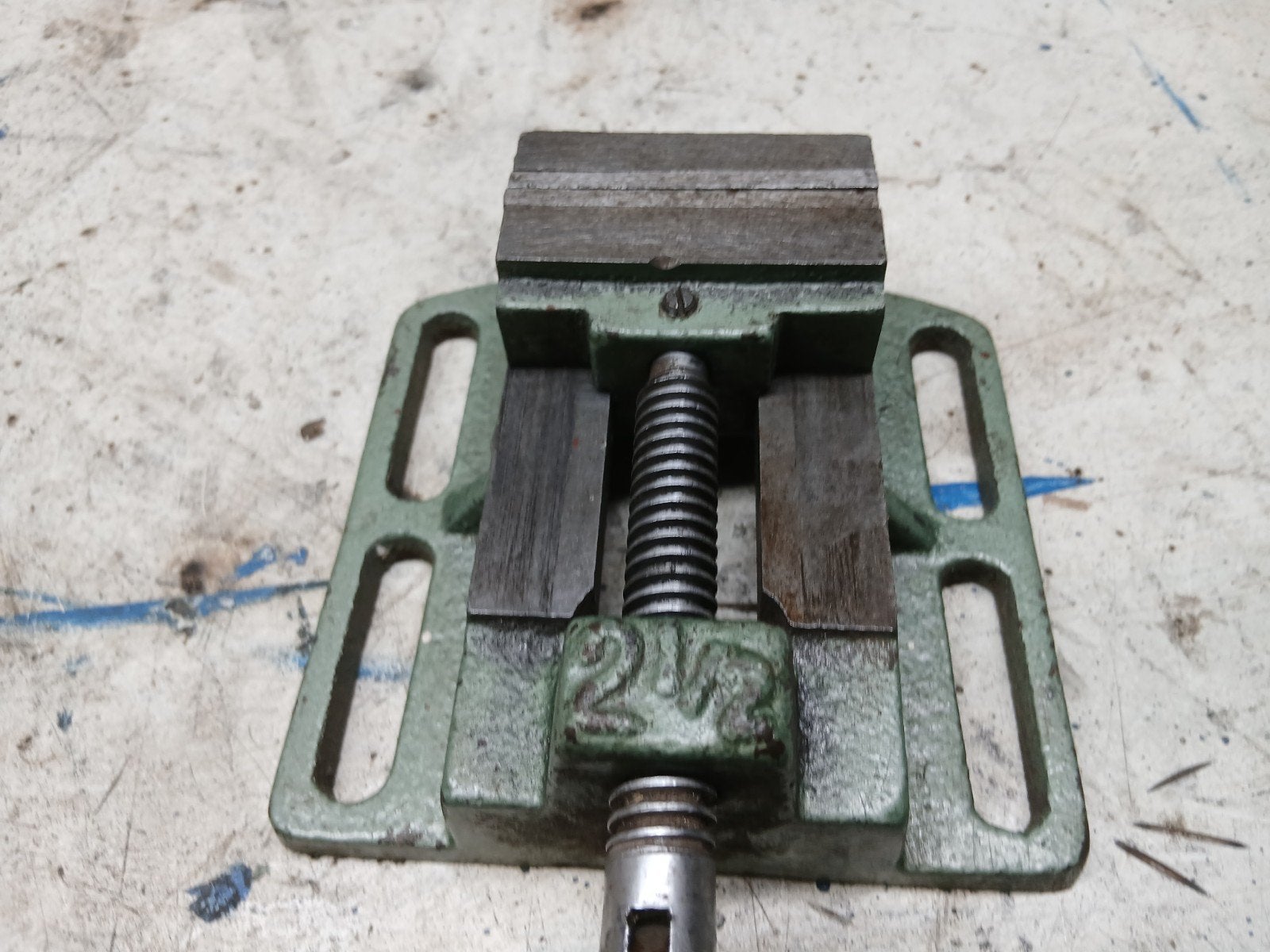 kolomboormachine klem klein model, Doe-het-zelf en Verbouw, Gereedschap | Boormachines, Ophalen, Zo goed als nieuw, Overige typen