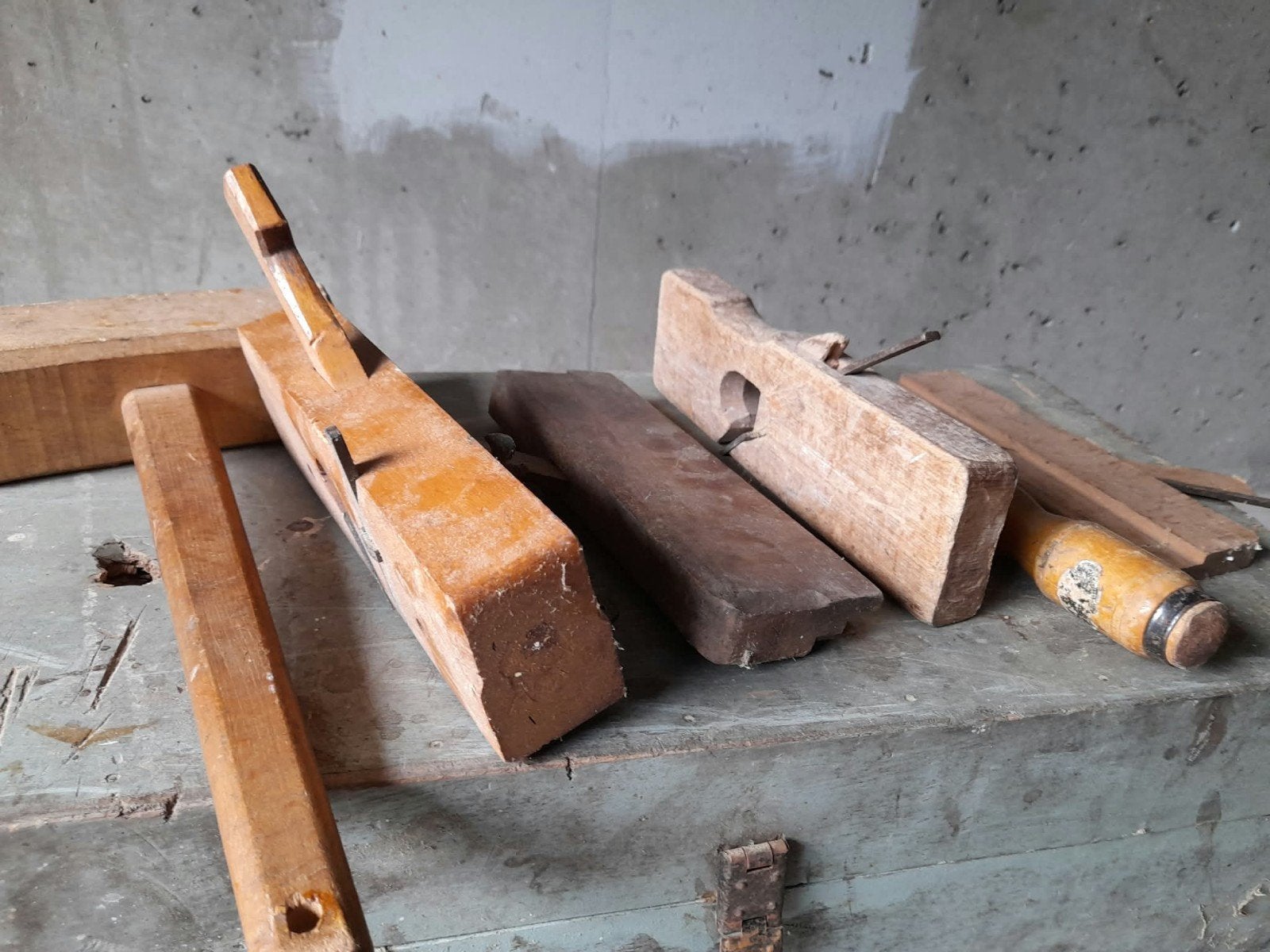 Vintage Houten Handgereedschap - Schaaf en Meer, Ophalen