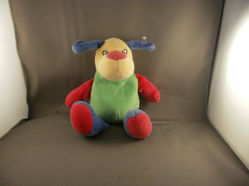 chien toys hond vintage velours gekleurd korrels in billen, Overige merken, Wasbaar, Zo goed als nieuw, Middelgroot (20 tot 80 cm)