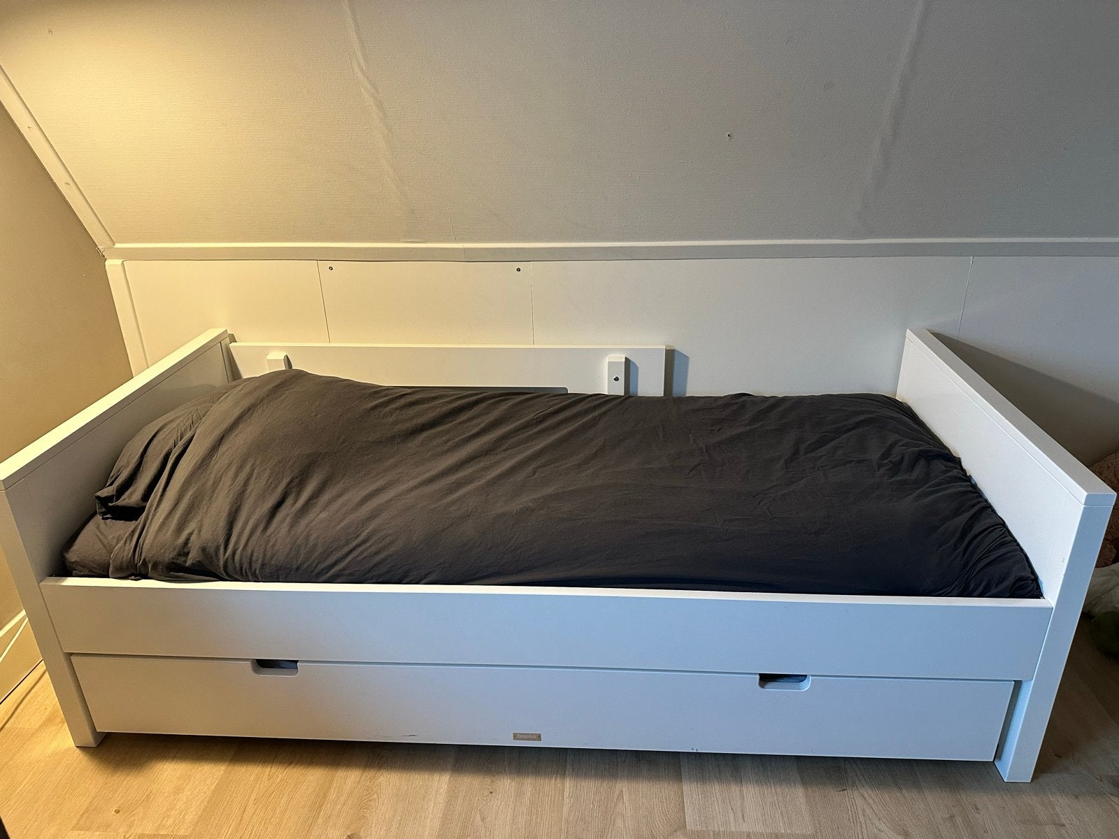 Bopita eenpersoonsbed met uitvalbeschermers en lade, Ophalen, Gebruikt, 90 cm, Eenpersoons