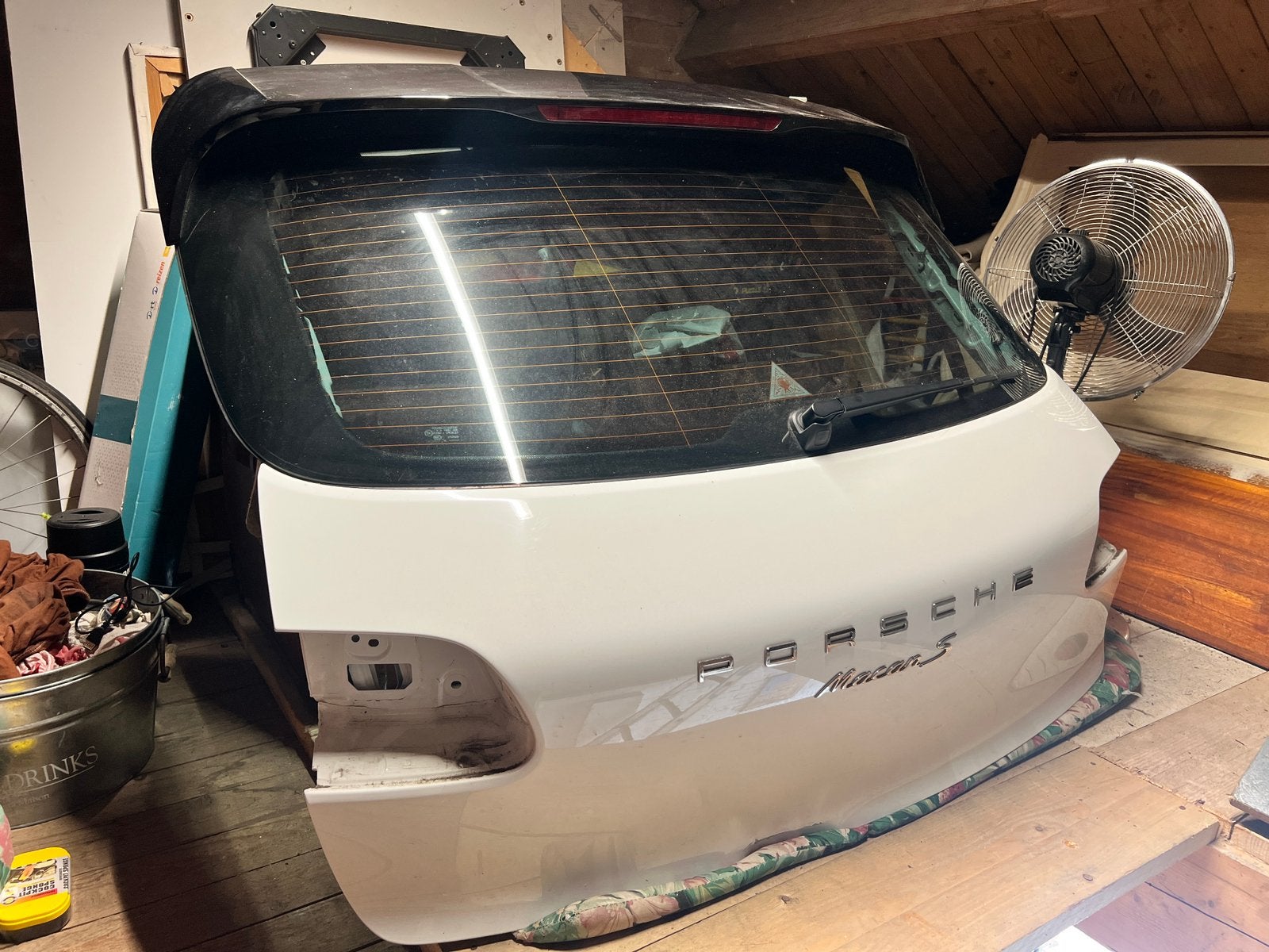 Porsche Macan S 95B achterklep wit, Ophalen of Verzenden, Voor, Porsche, Achterklep